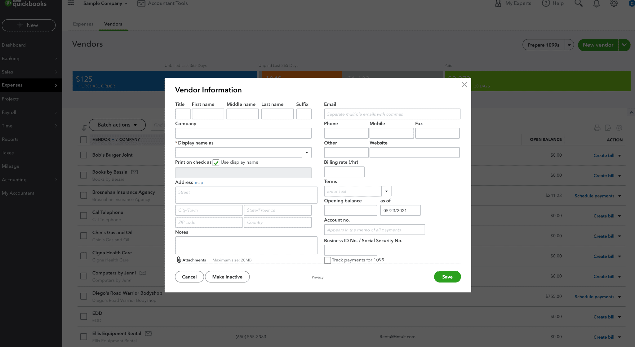 How to Add a Vendor<br />
